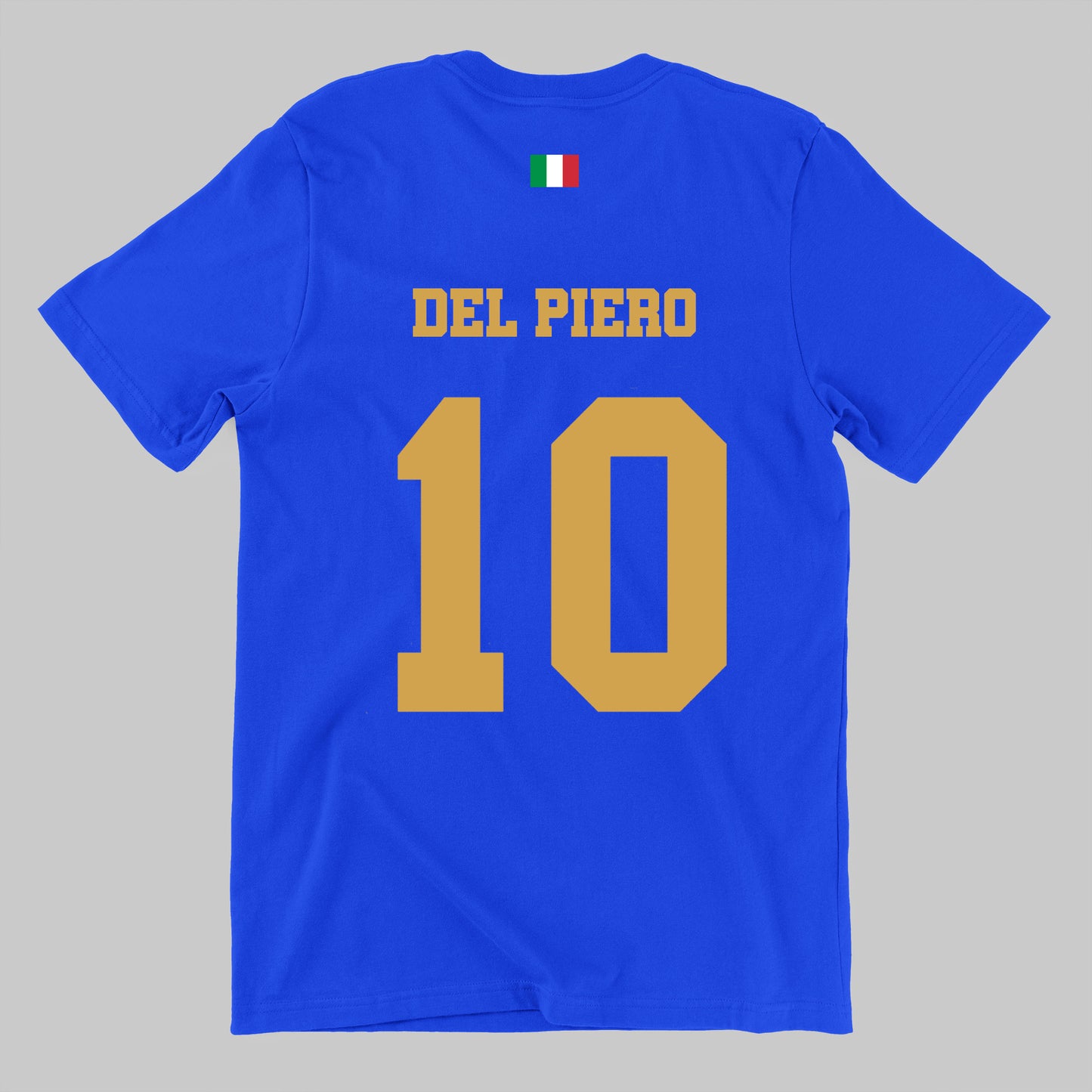 Del Piero Italia Calcio Blue Tshirt