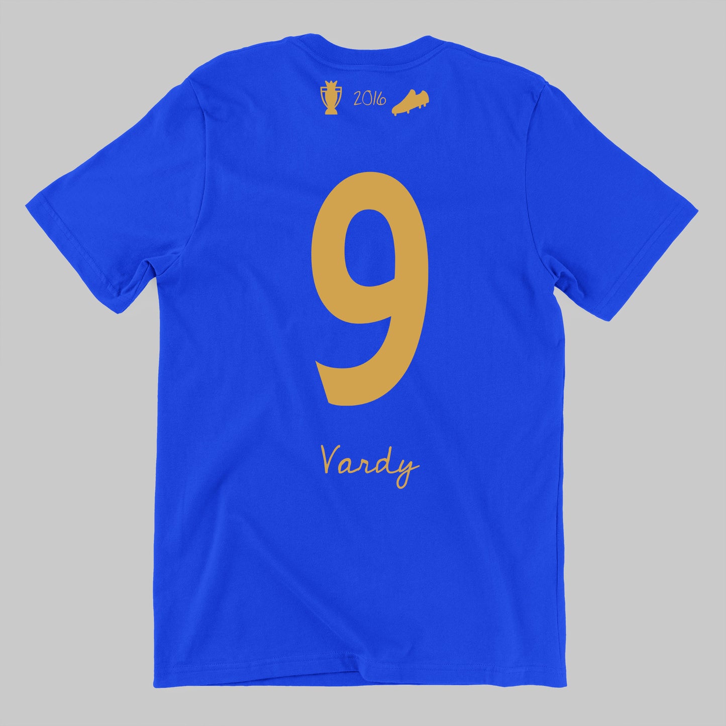 Jamie Vardy Leicester Tribute Blue Tee