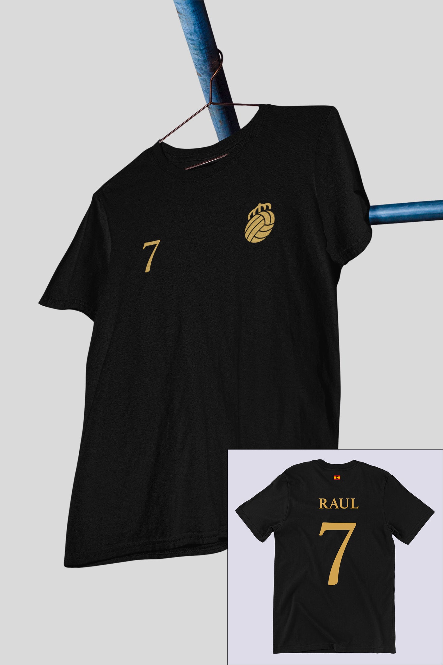 Raul Los Blancos Tribute Black Tee