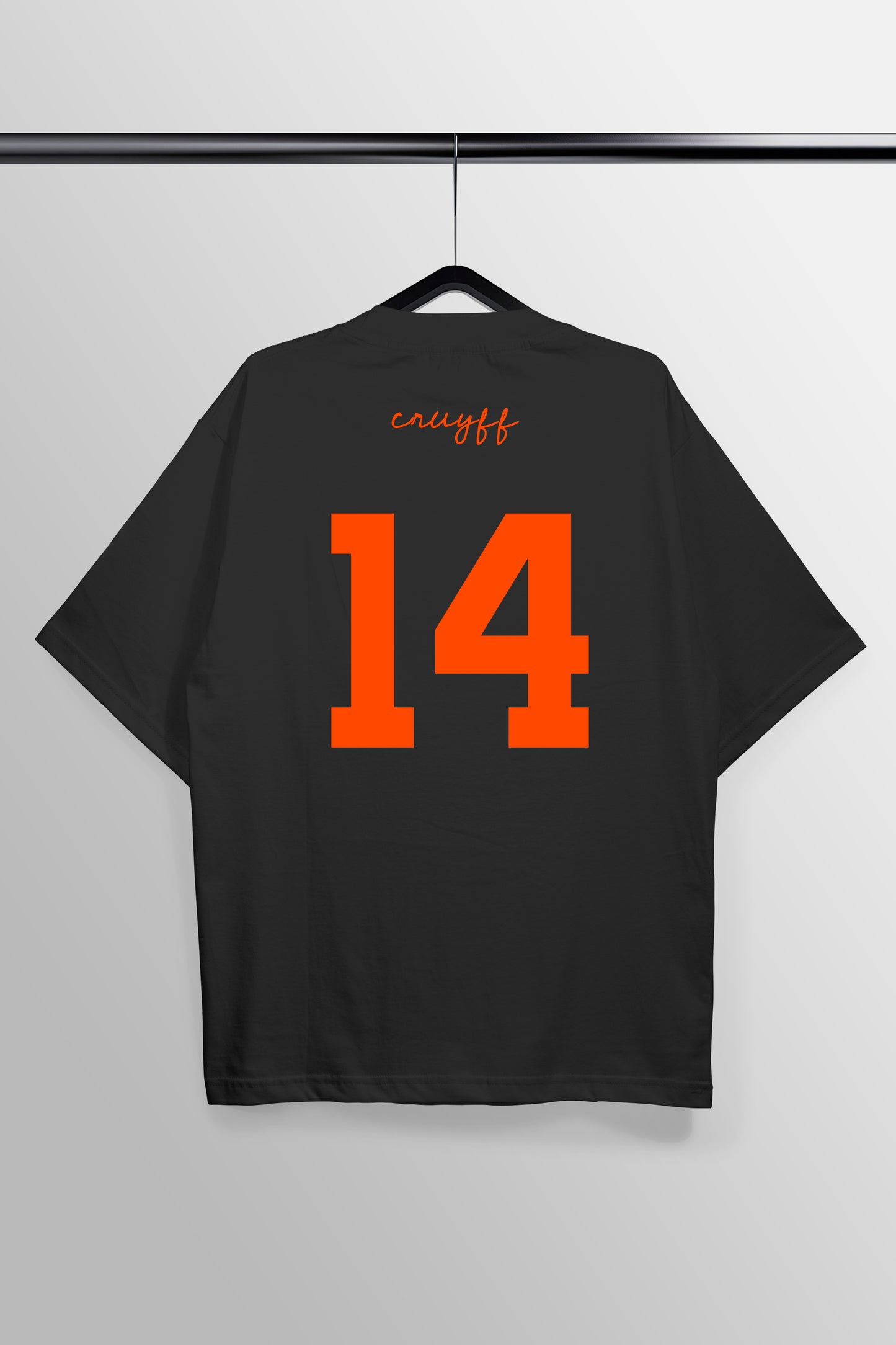 Total Football Netherlands Tribute Black Oversized Tee