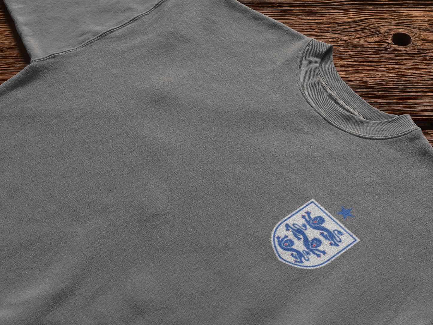 The Lions Cross England Grey Tee