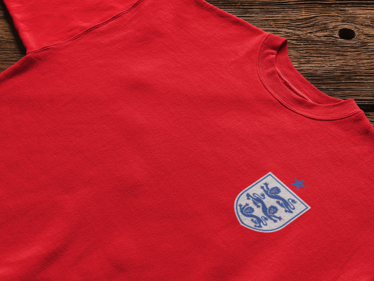 The Lions Cross England Red Tee