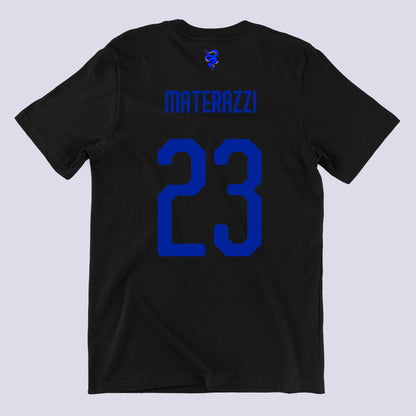 Nerazzurri Materazzi Tribute Black Tee