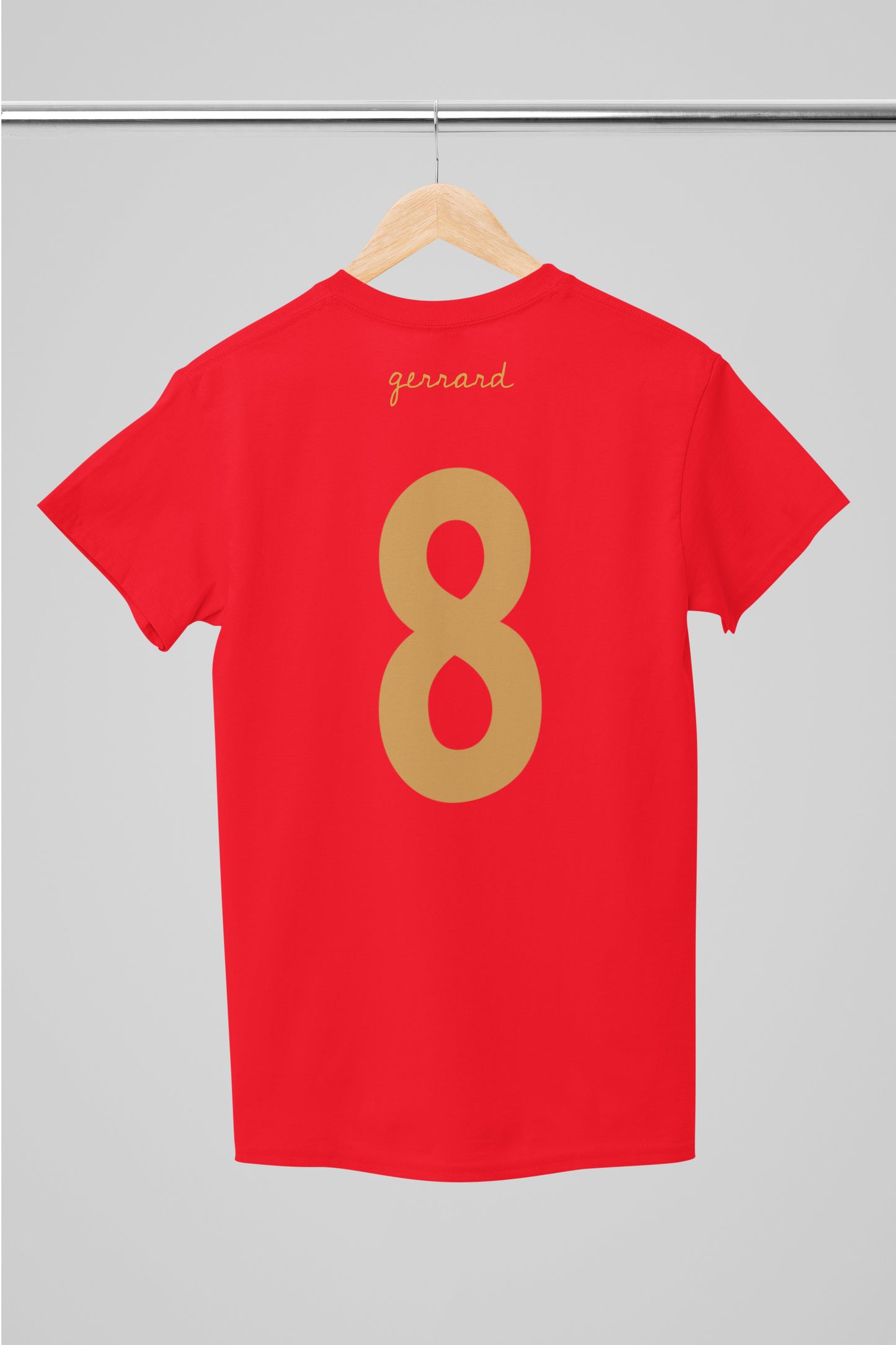 Steven Gerrard Hall of Fame Tribute Red Tee