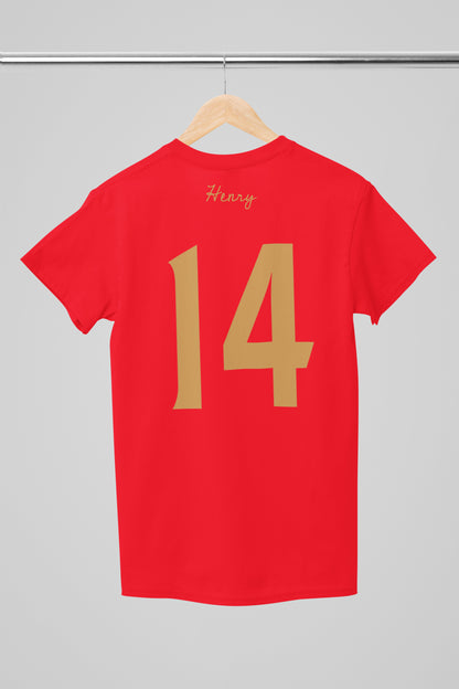 Thierry Henry Hall of Fame Tribute Red Tee