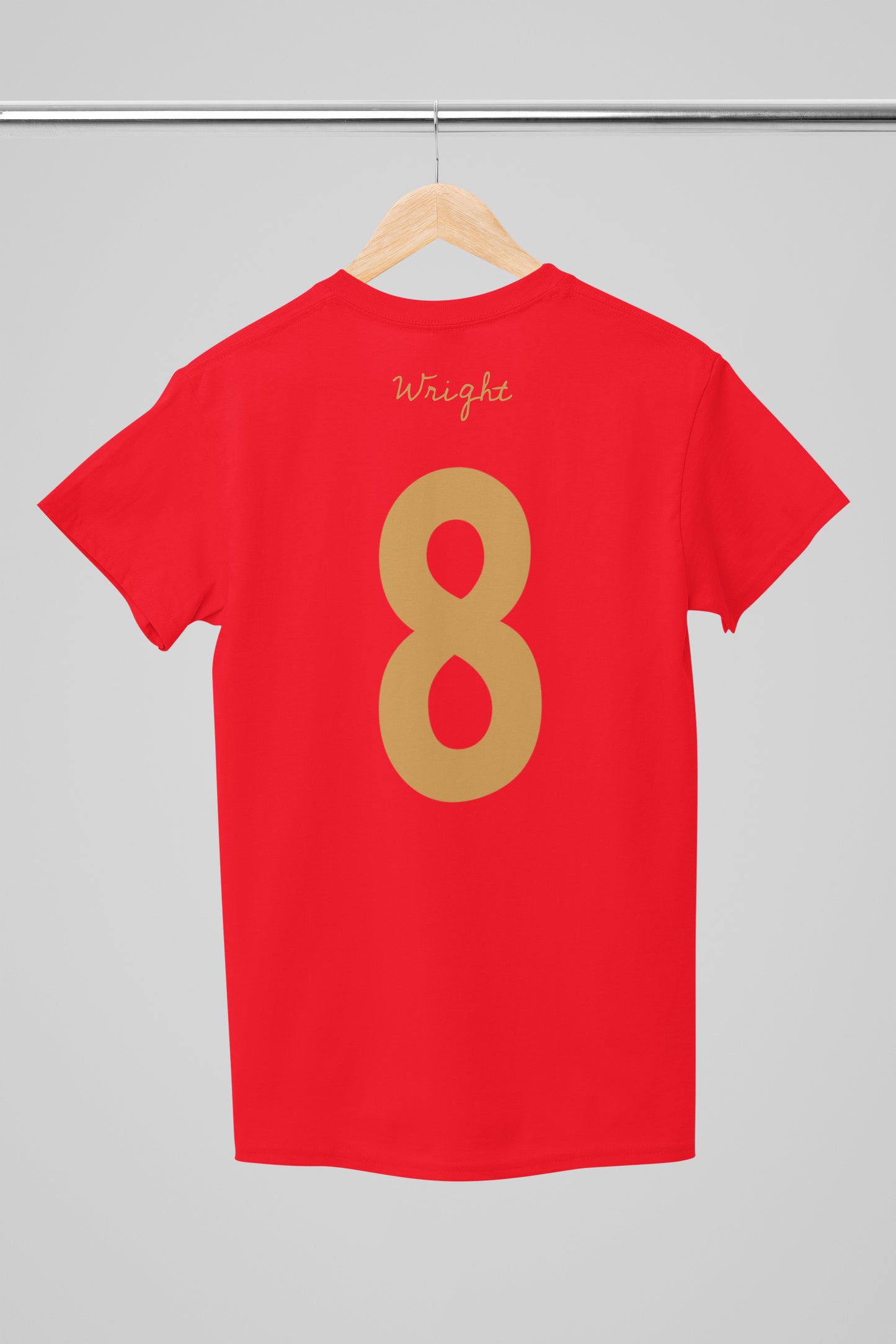 Ian Wright Hall of Fame Tribute Red Tee