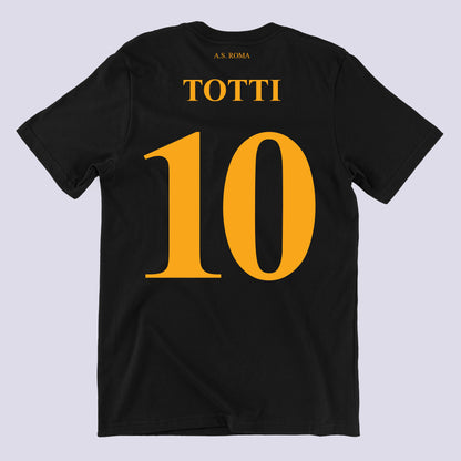 Roma Totti Tribute Black Tee