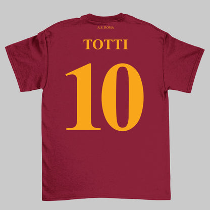 Roma Totti Tribute Maroon Tee