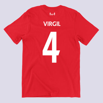 The Reds Van Dijk Tribute Red Tee