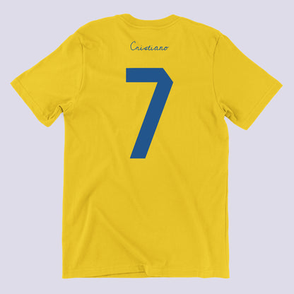 CR7 Al Alami Tribute Yellow Tee