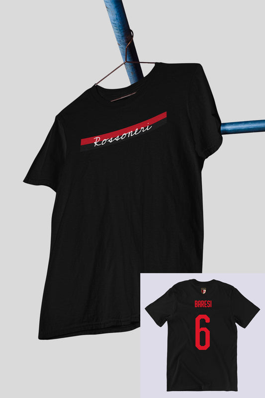 Rossoneri Baresi Tribute Black Tee