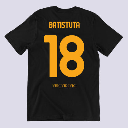 Roma Batistuta Tribute Black Tee