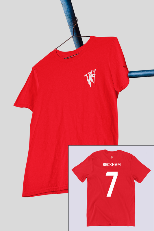 The Devil Beckham Tribute Red Tee