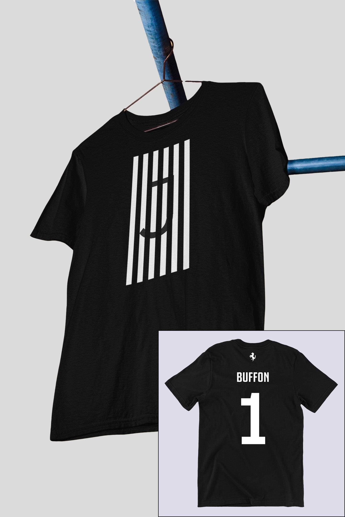 Bianconeri Buffon Tribute Black Tee