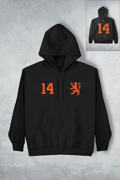 Cruyff Total Football Black Hoodie