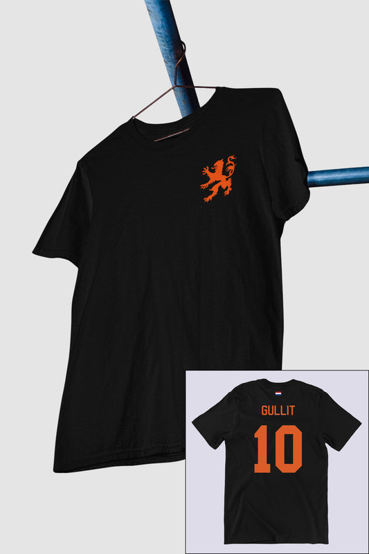 Netherlands Gullit Tribute Black Tee