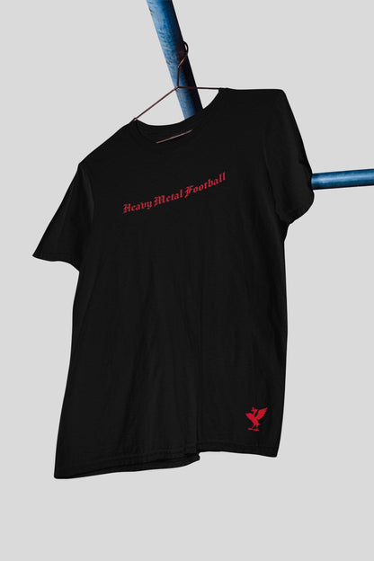 Heavy Metal Football Jurgen Tribute Black Tee