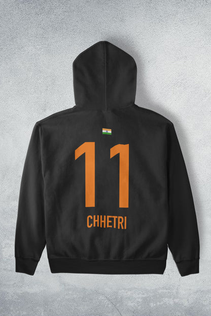 Chhetri India Black Hoodie