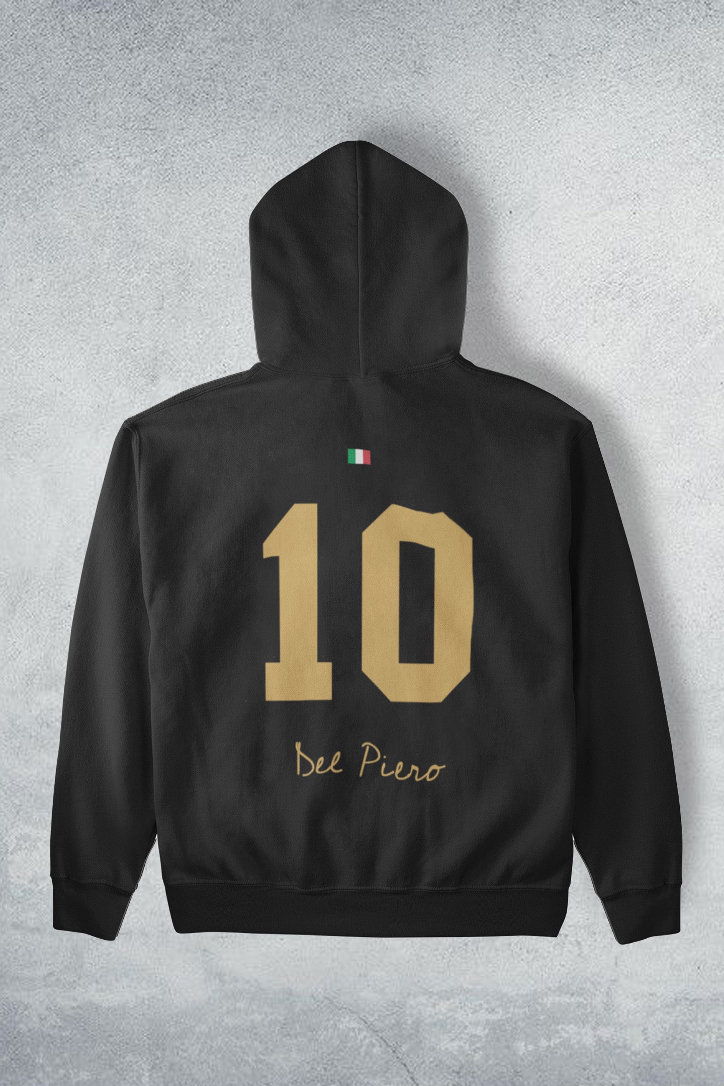 Del Piero Italia Black Hoodie