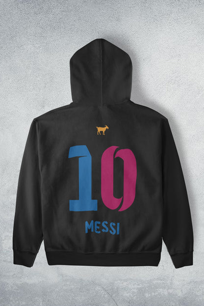 Messi Blaugrana G.O.A.T Black Hoodie