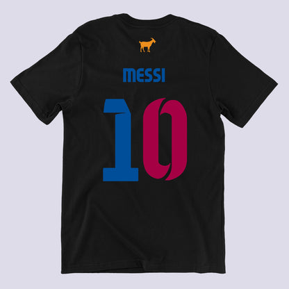 The Blaugrana Messi G.O.A.T Tribute Black Tee