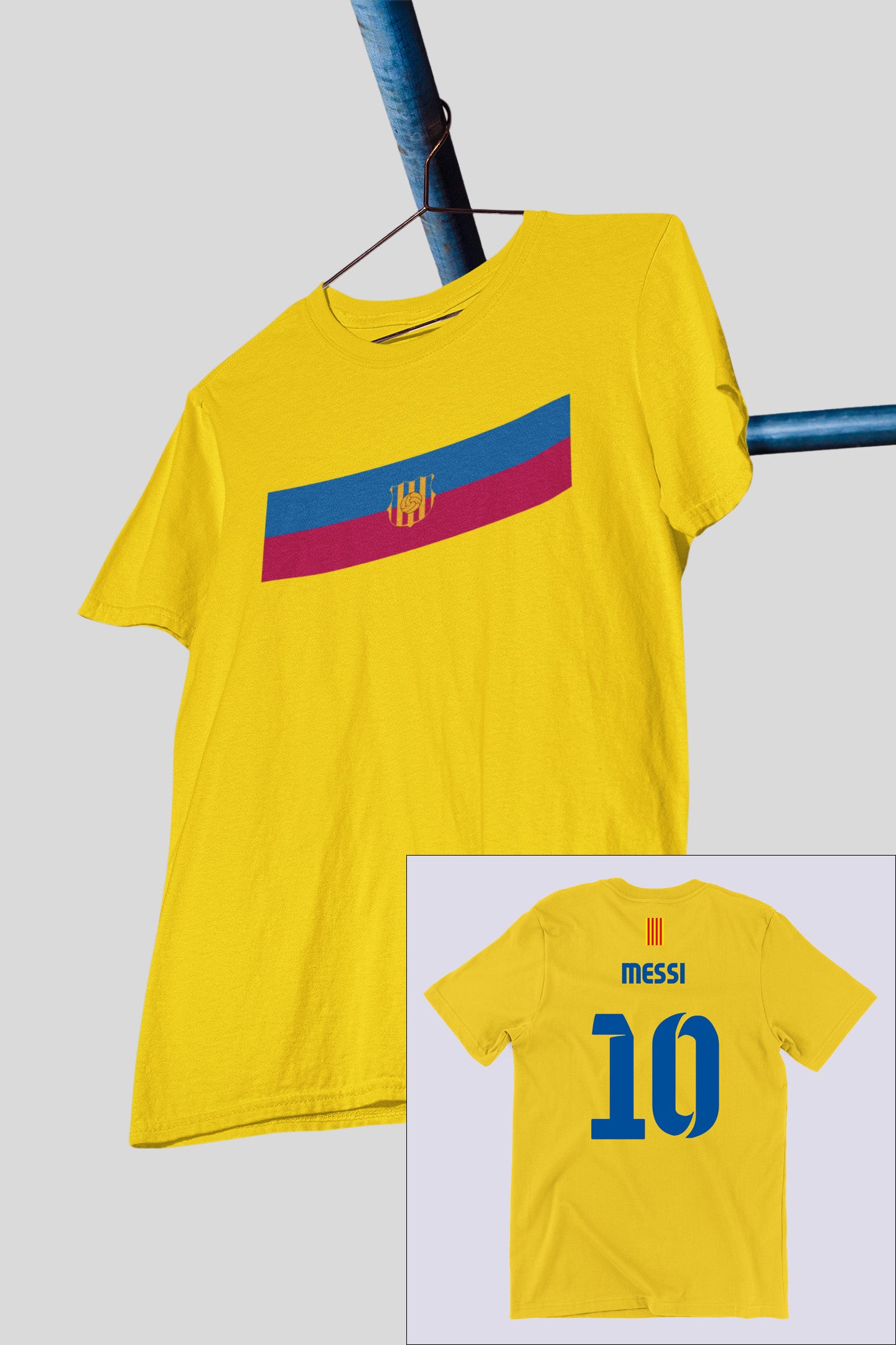 The Blaugrana Messi G.O.A.T Tribute Yellow Tee