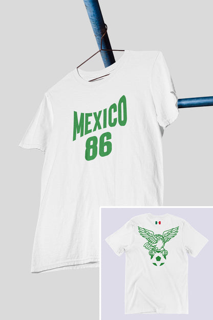 Mexico 86 White Tee