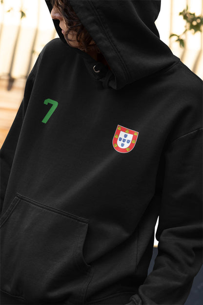 A Selecao CR7 G.O.A.T Black Hoodie