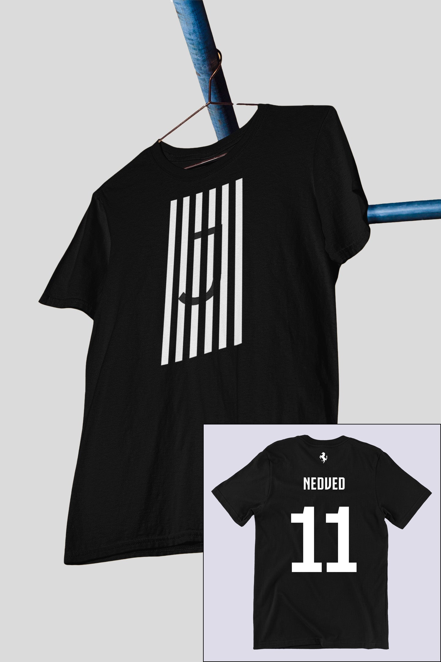 Bianconeri Nedved Tribute Black Tee