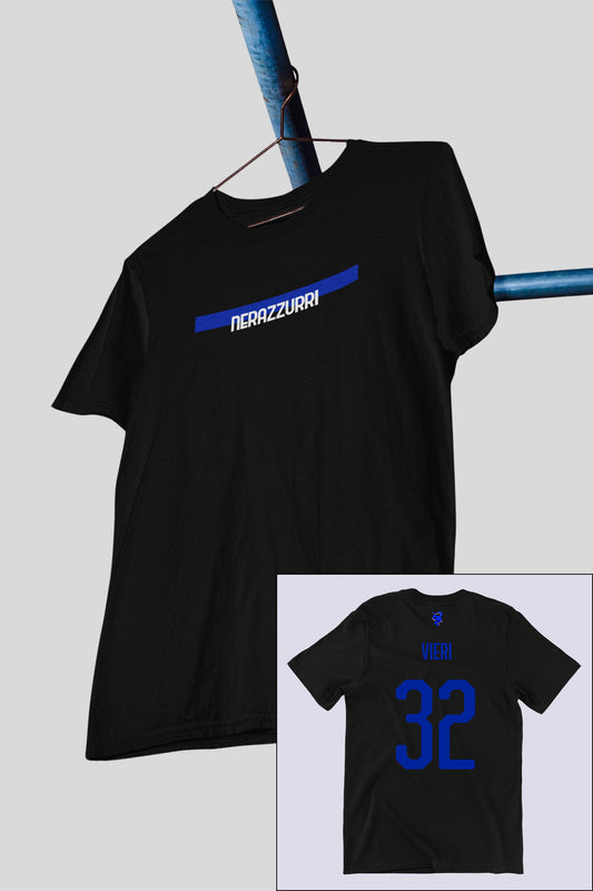 Nerazzurri Vieri Tribute Black Tee