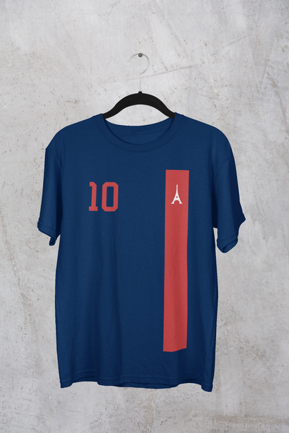 Paris Neymar Tribute Navy Blue Shirt