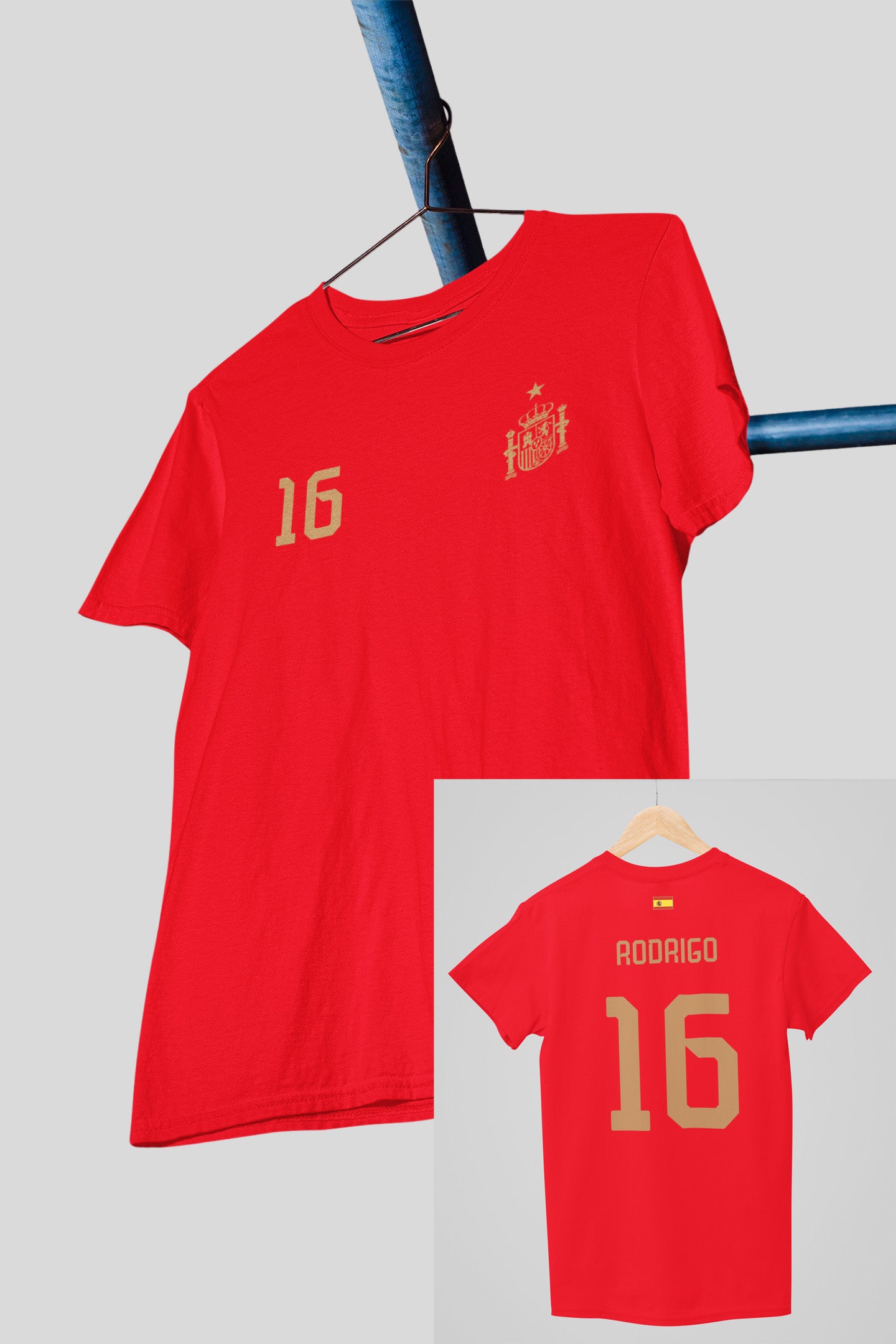 Rodrigo Gold Edition España Red Tshirt