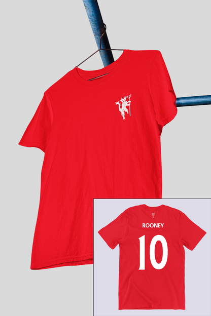 The Devil Rooney Tribute Red Tee