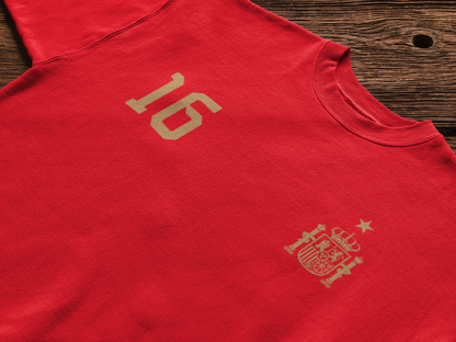 Rodrigo Gold Edition España Red Tshirt