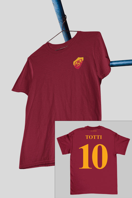 Roma Totti Tribute Maroon Tee