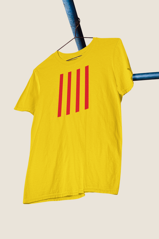 Catalonia Flag Yellow Tee