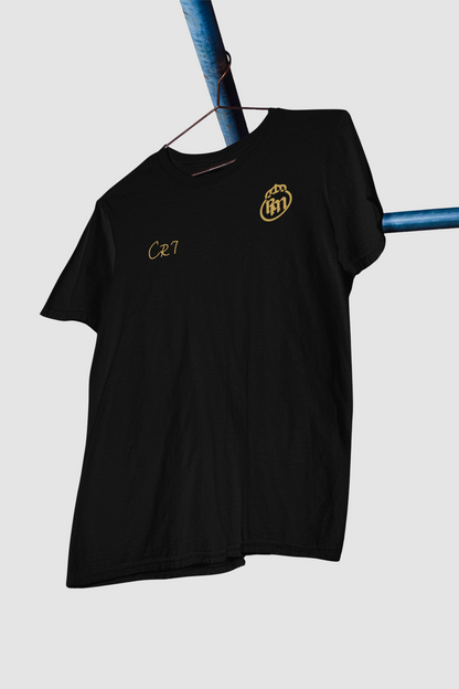 CR7 Los Blancos Tribute Black Tee