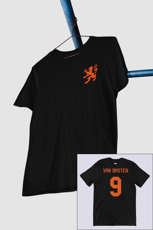 Netherlands Van Basten Tribute Black Tee