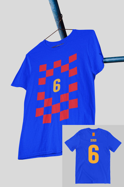 The Blaugrana Xavi Tribute Blue Tee