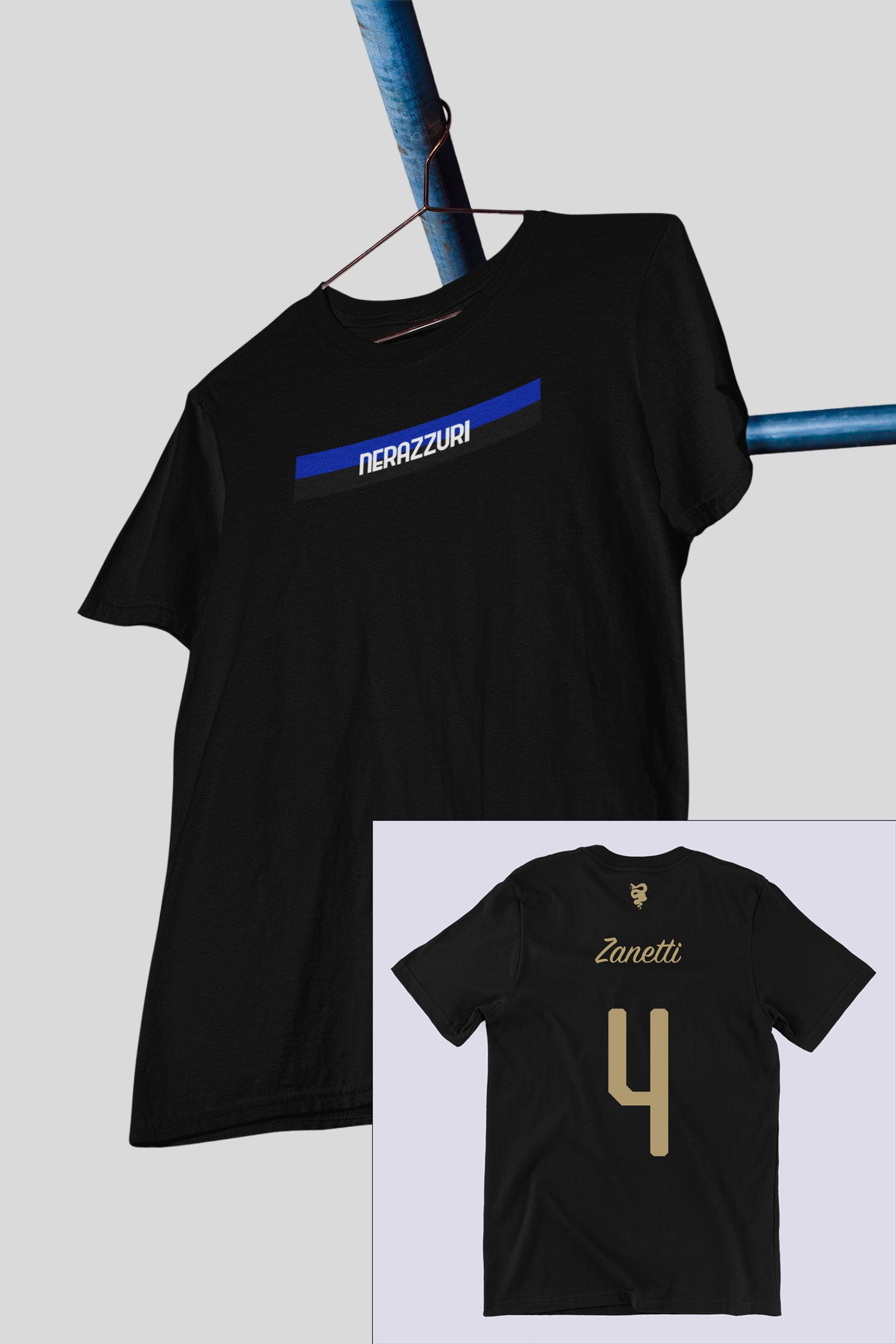 Nerazzurri Zanetti Tribute Black Tee